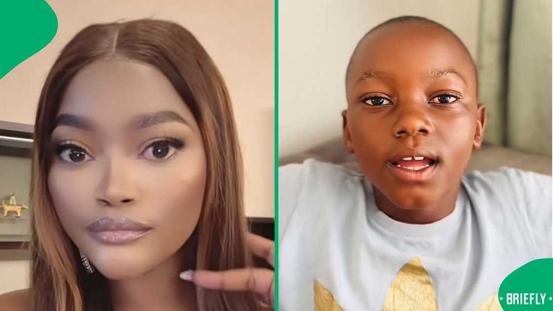 A boy was disappointed with a restaurant experience and shared his reaction. A boy was disappointed with a restaurant experience and shared his reaction.