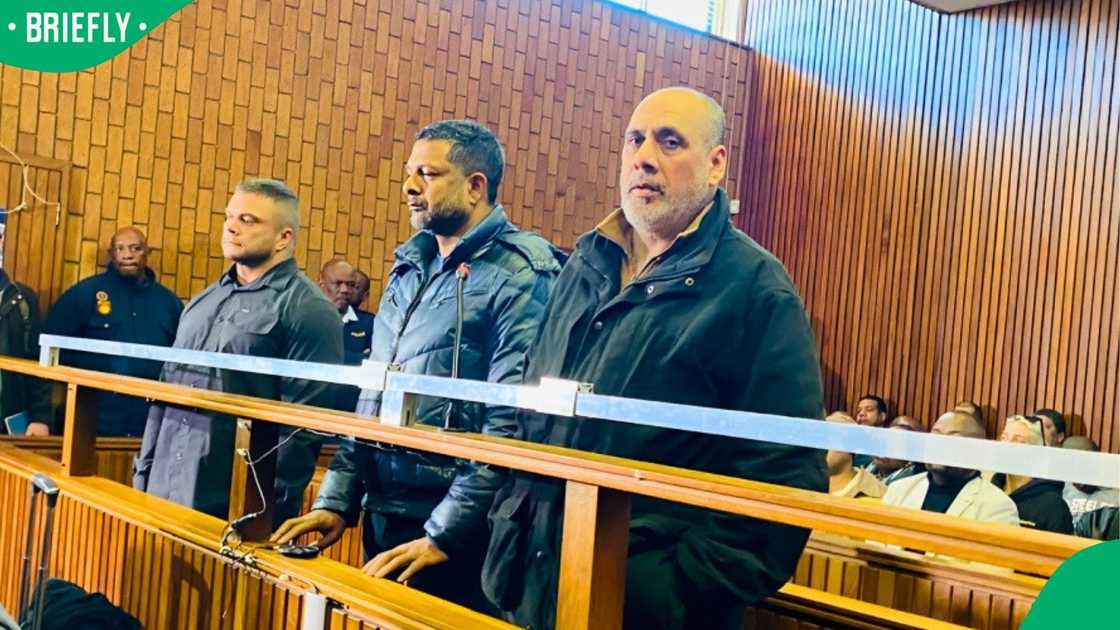 Major Generals Feroz Khan and Ebrahim Kadwa appeared in court alongside Tariq Downes Major Generals Feroz Khan and Ebrahim Kadwa appeared in court alongside Tariq Downes