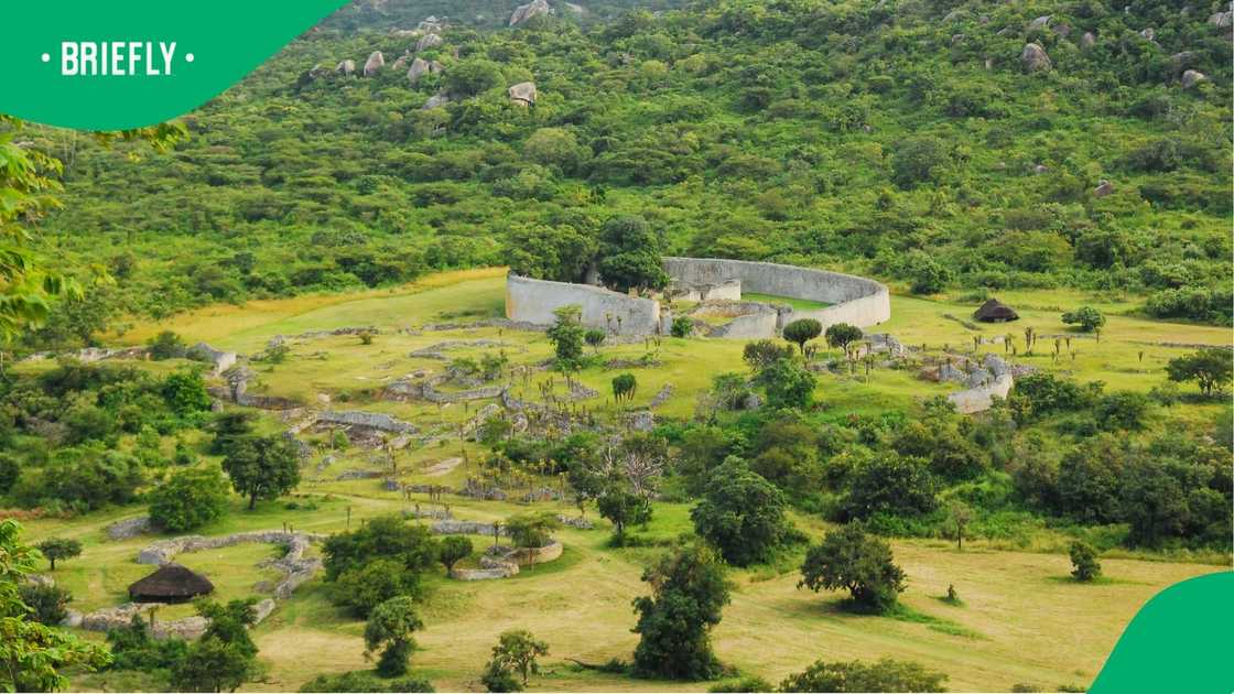 The Great Enclosure in Zimbabwe. The Great Enclosure in Zimbabwe.