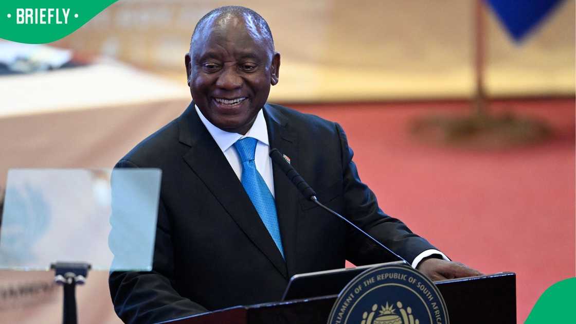 President Cyril Ramaphosa delivering the State of the Nation Address President Cyril Ramaphosa delivering the State of the Nation Address