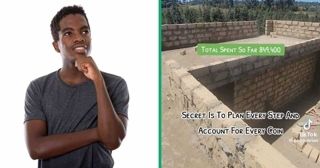 Social media users marvelled at a house being built in Kenya Social media users marvelled at a house being built in Kenya