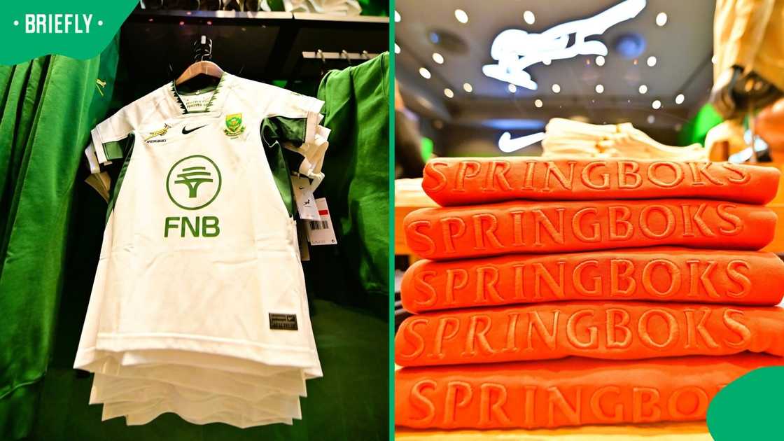 Clothing from the Springbok store. Clothing from the Springbok store.