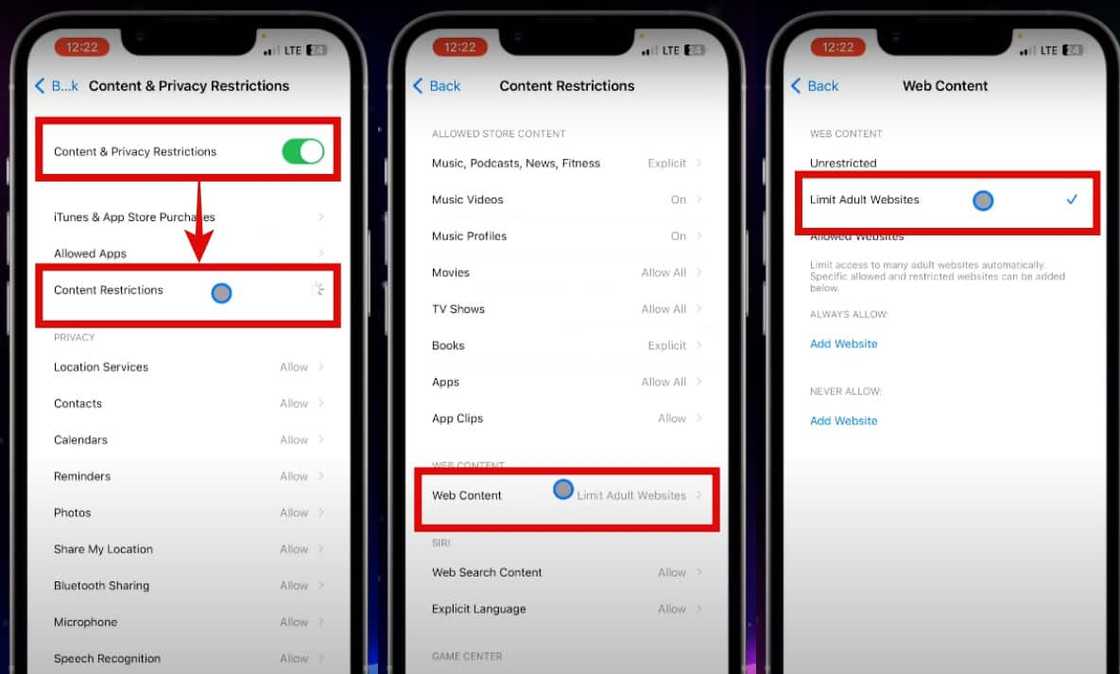 How to block websites on iPhones How to block websites on iPhones