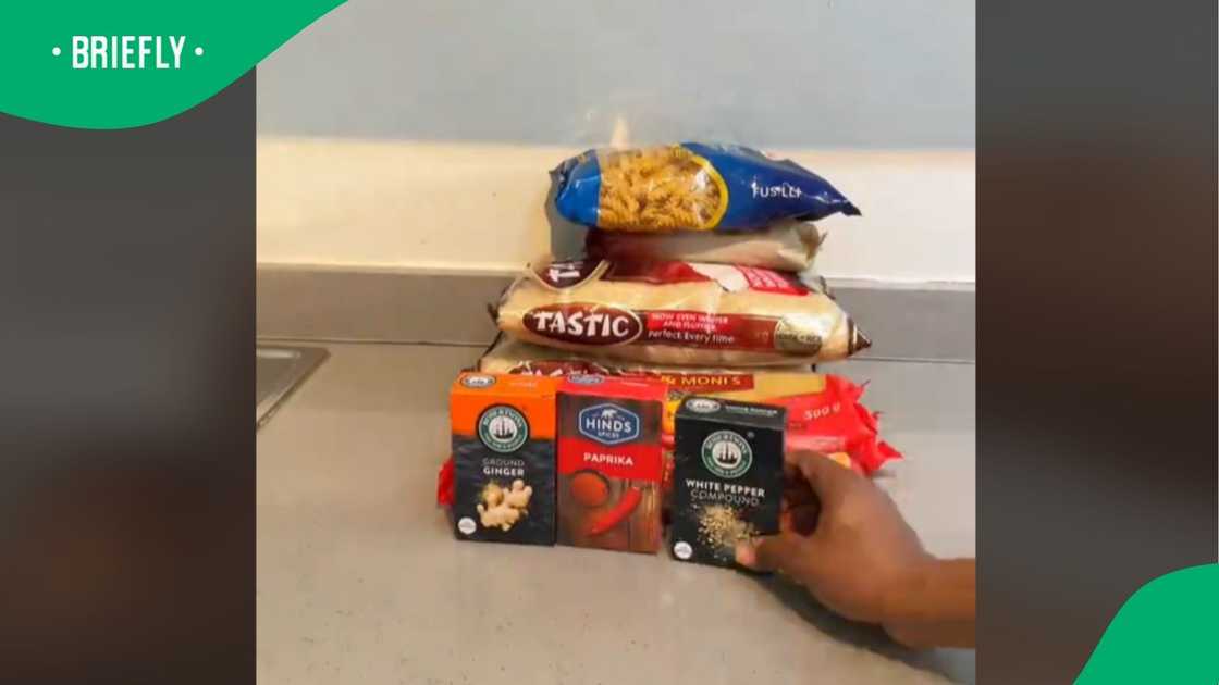 Woman's shopping haul sparks debate. Woman's shopping haul sparks debate.