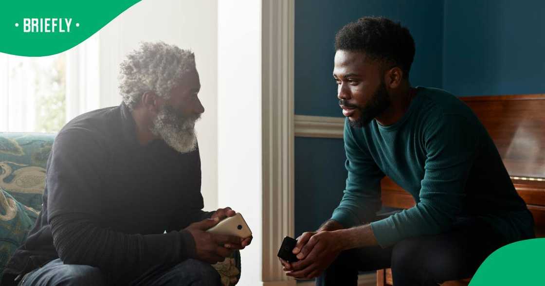 Man unites with father Man unites with father