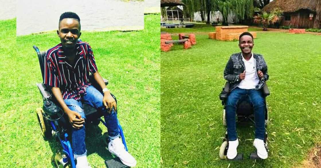 "Creating the life I desire": Confident disabled man inspires Mzansi "Creating the life I desire": Confident disabled man inspires Mzansi