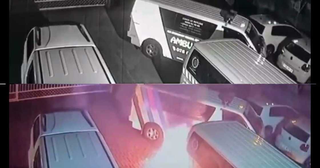 Best Care Emergency Medical Service's Ambulance was bombed on Saturday evening: Image: Twitter Best Care Emergency Medical Service's Ambulance was bombed on Saturday evening: Image: Twitter