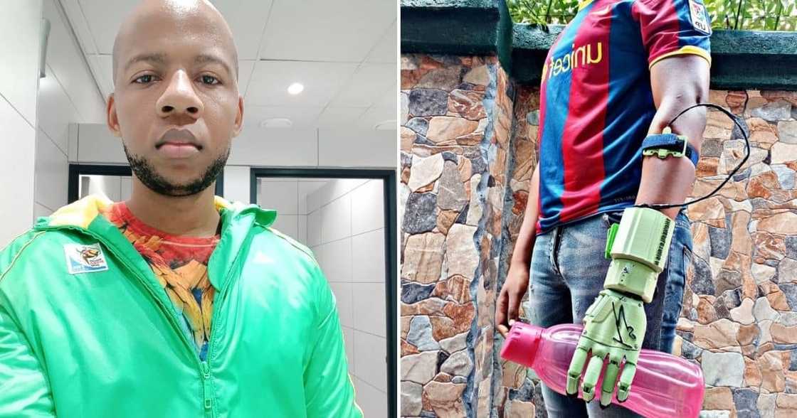 Thoke Nchabeleng, Limpopo, Bionic Prosthetic Arm, Inventor Thoke Nchabeleng, Limpopo, Bionic Prosthetic Arm, Inventor