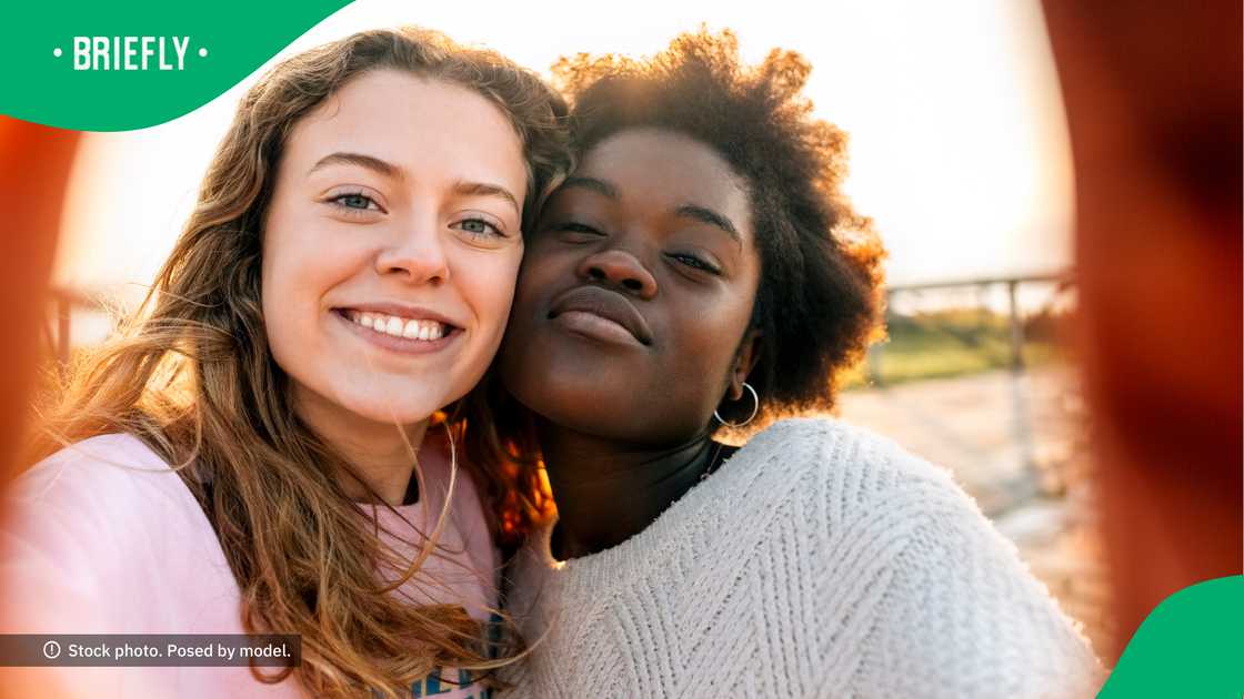 The young lady was excited to share some gossip with her friends. The young lady was excited to share some gossip with her friends.