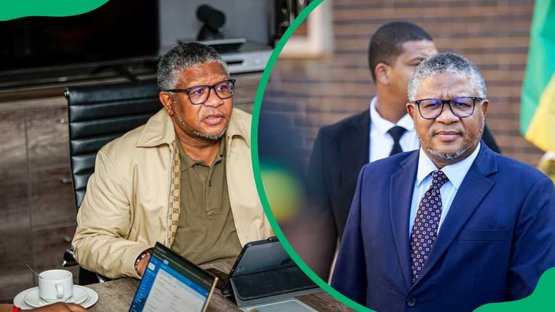Fikile Mbalula at an ANC function Fikile Mbalula at an ANC function