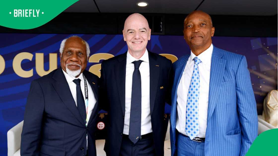 CAF, Patrice Motsepe, FIFA, Gianni Infantino CAF, Patrice Motsepe, FIFA, Gianni Infantino