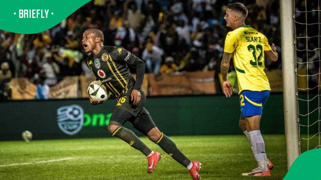 Wandile Duba during Kaizer Chiefs clash with Mamelodi Sundowns in the Nedbank Cup. Wandile Duba during Kaizer Chiefs clash with Mamelodi Sundowns in the Nedbank Cup.