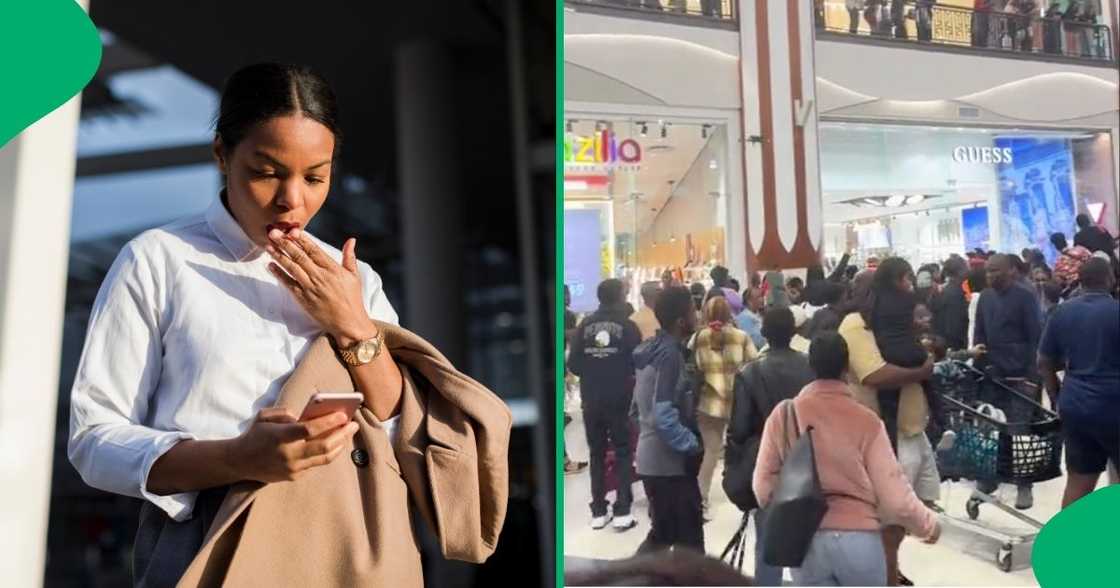 Mzansi stunned by a hyped crowd in the mall Mzansi stunned by a hyped crowd in the mall