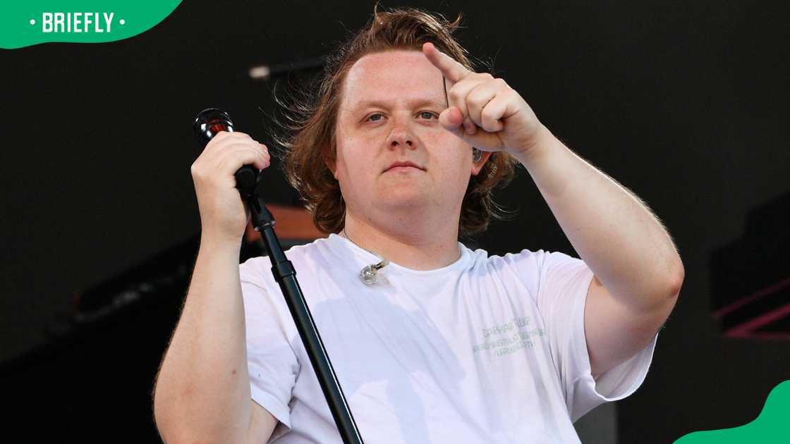 Lewis Capaldi in Glastonbury Lewis Capaldi in Glastonbury