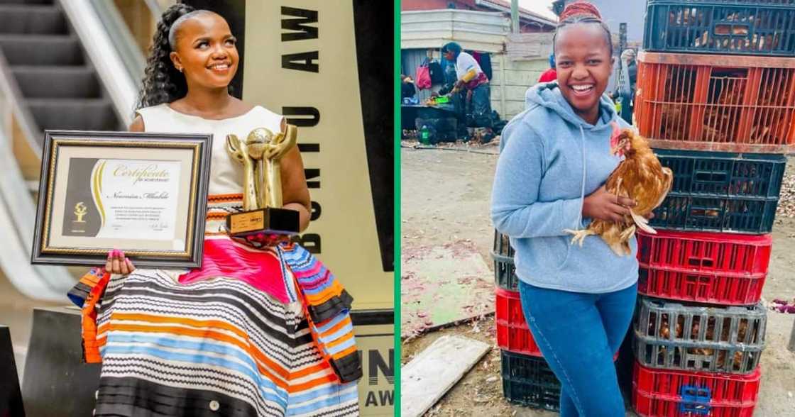 A Cape Town farmer shared her excitement after obtaining a hard-earned award. A Cape Town farmer shared her excitement after obtaining a hard-earned award.