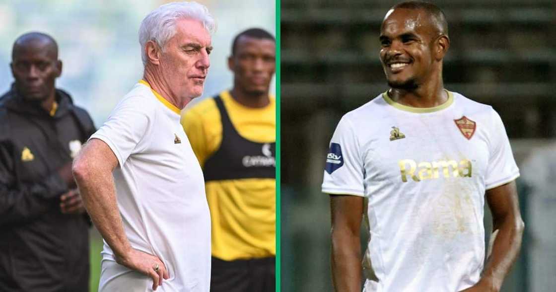 Bafana boss Hugo Broos will start Stellenbosch FC forward Iqraam Rayners against Algeria. Bafana boss Hugo Broos will start Stellenbosch FC forward Iqraam Rayners against Algeria.