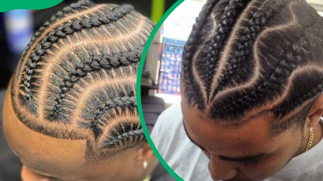 Men's cornrows