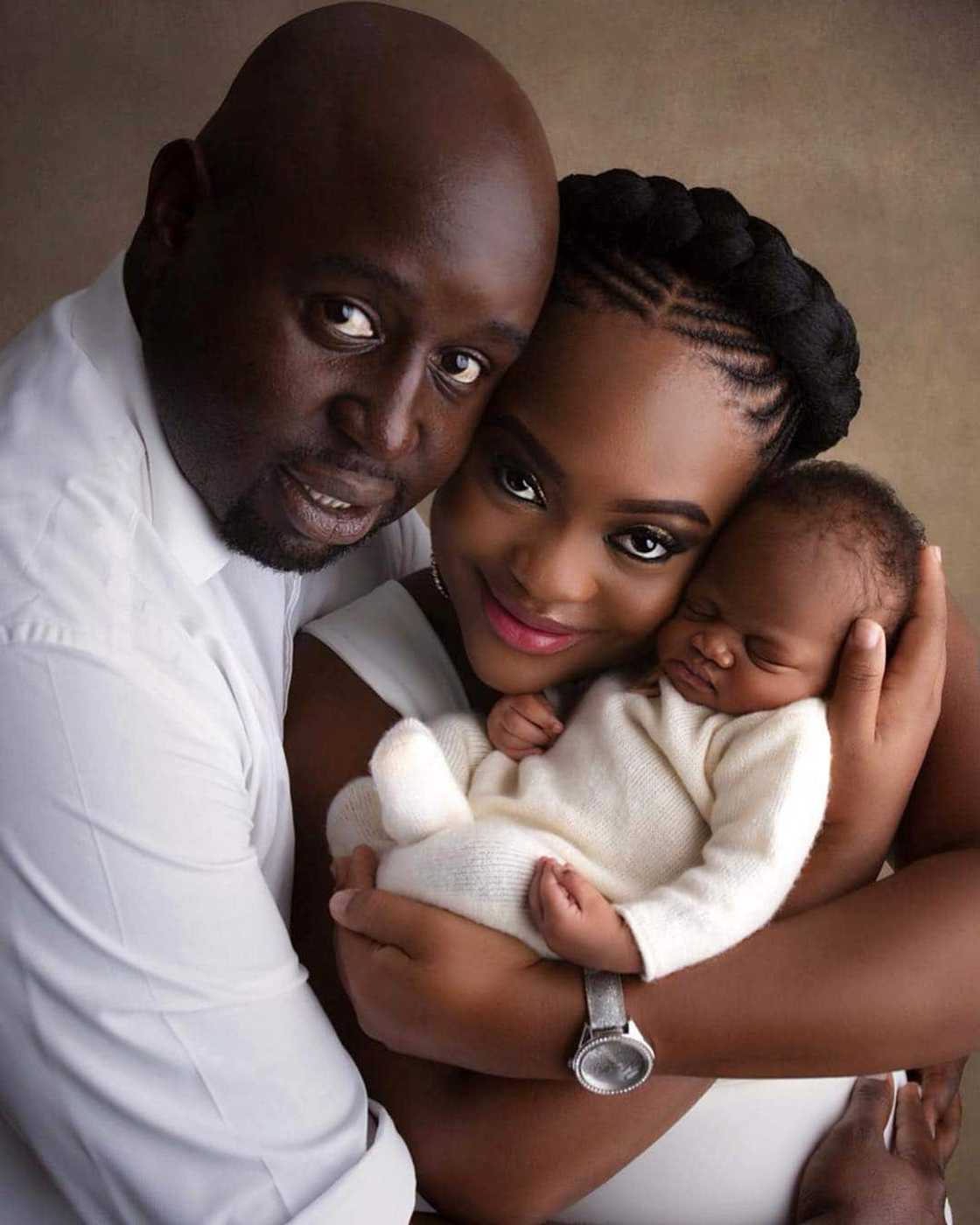 Kayise Ngqula late husband and baby Kayise Ngqula late husband and baby