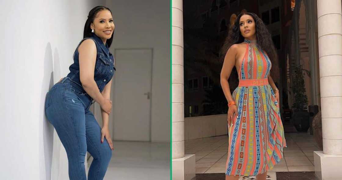 Thuli Phongolo flaunts curves in new pics Thuli Phongolo flaunts curves in new pics