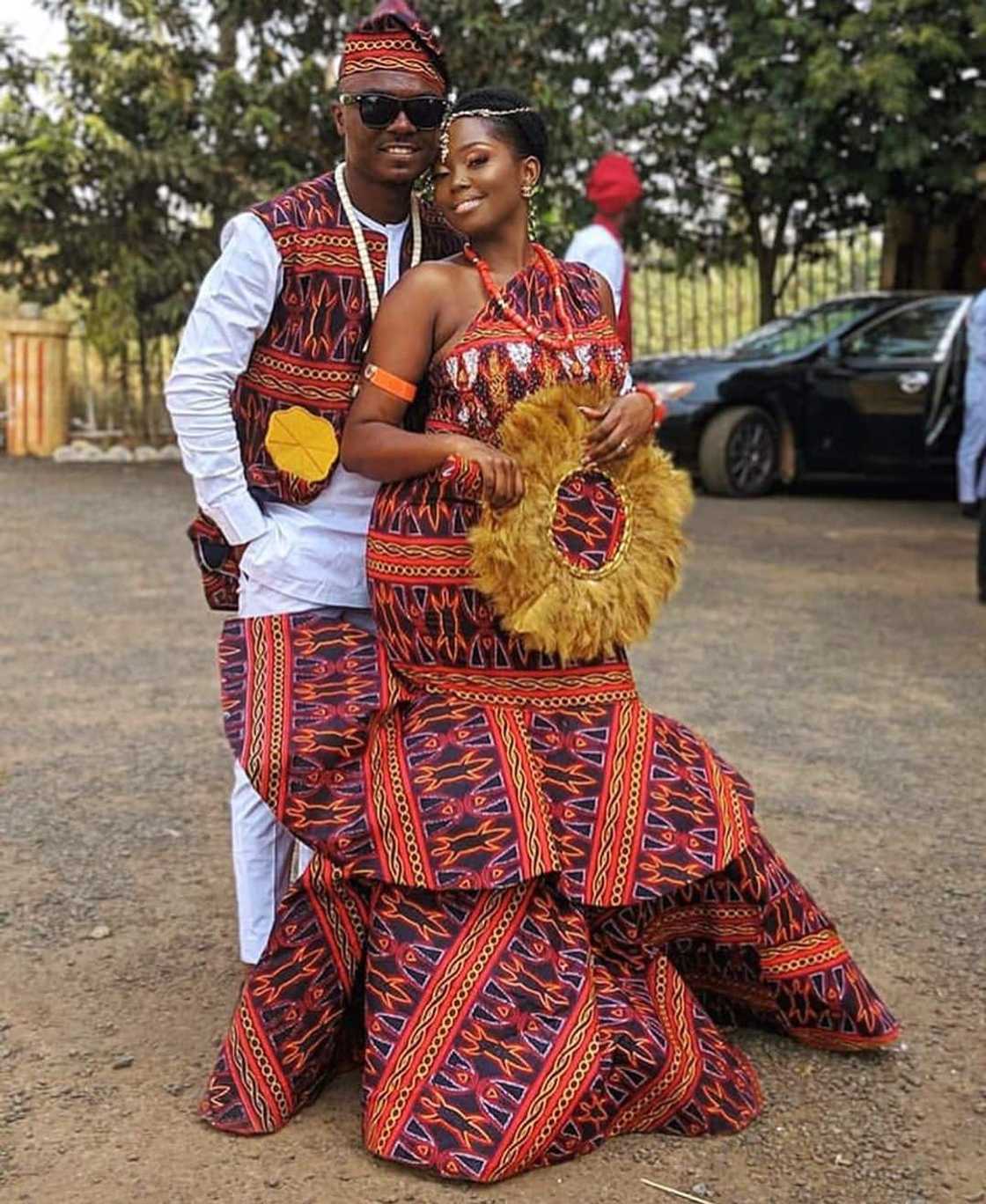 African traditional wedding dress