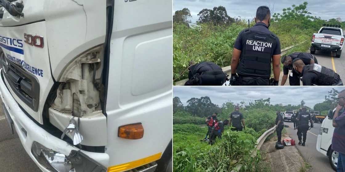 KZN hit and run, crime, RUSA, SAPS, Verulam, KZN, truck, R102 KZN hit and run, crime, RUSA, SAPS, Verulam, KZN, truck, R102