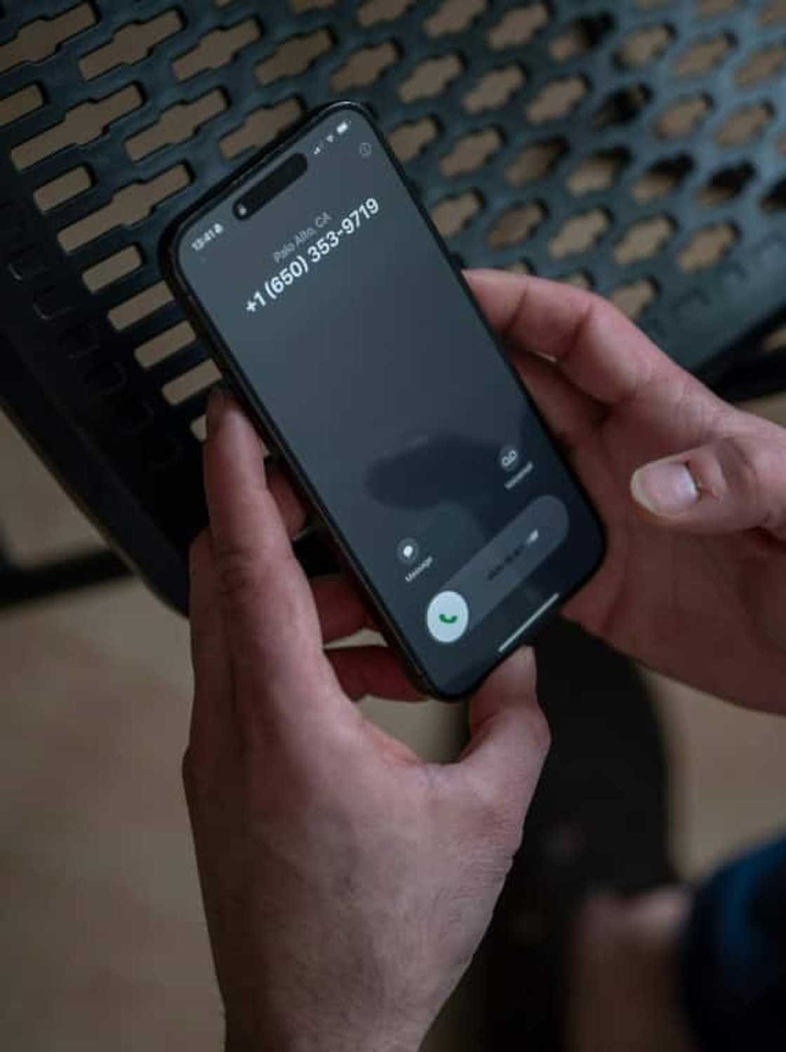 Peter Dixon's operations manager, Austin Madden, demonstrates the Civox technology being used to place human-sounding, interactive phone calls to voters