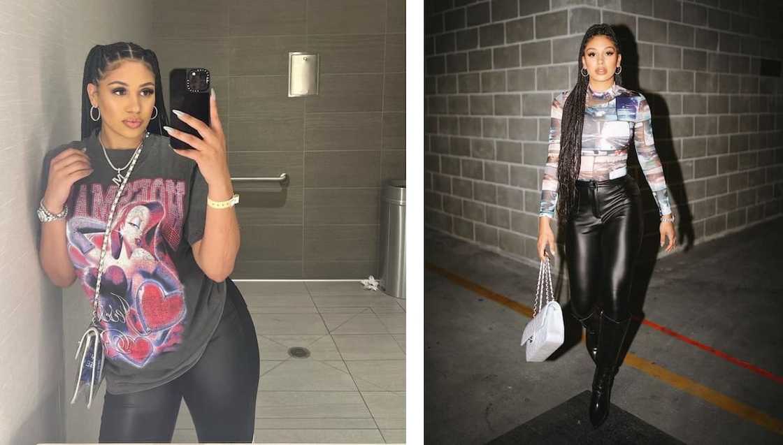 Mychelle Johnson and Miles Bridges Mychelle Johnson and Miles Bridges