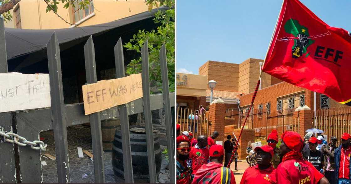The Economic Freedom Fighter wants Hanks Irish pub to lose its trading liscence The Economic Freedom Fighter wants Hanks Irish pub to lose its trading liscence