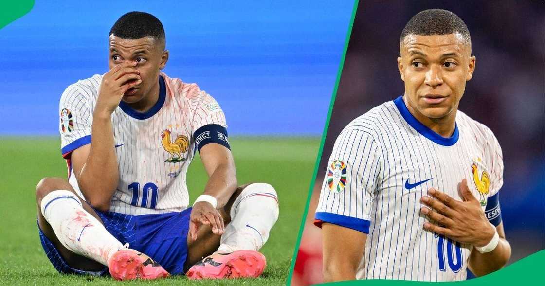 Kylian Mbappe suffered an injury for France Kylian Mbappe suffered an injury for France