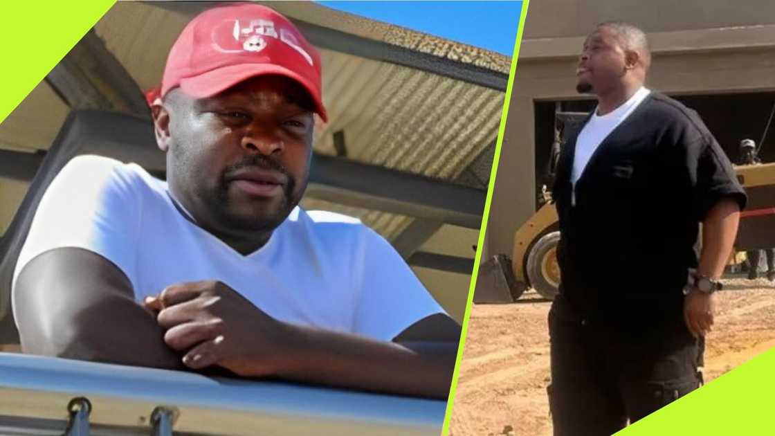 Thandani 'Bibo' Ntshumayelo showed off his new home. Thandani 'Bibo' Ntshumayelo showed off his new home.