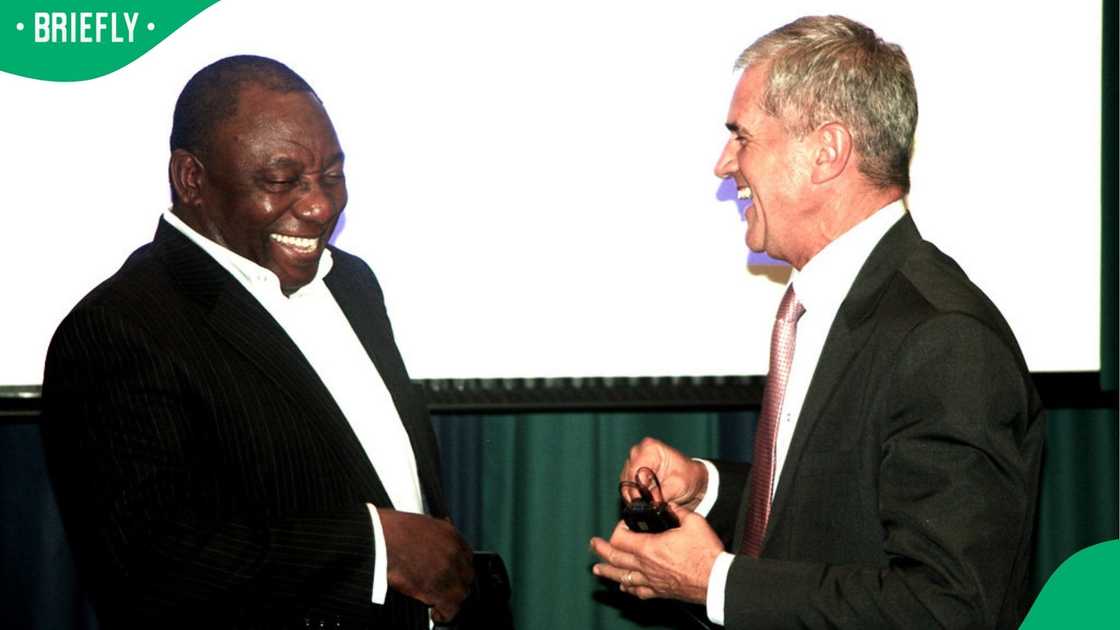 Roelf Meyer and Cyril Ramaphosa are good friends Roelf Meyer and Cyril Ramaphosa are good friends