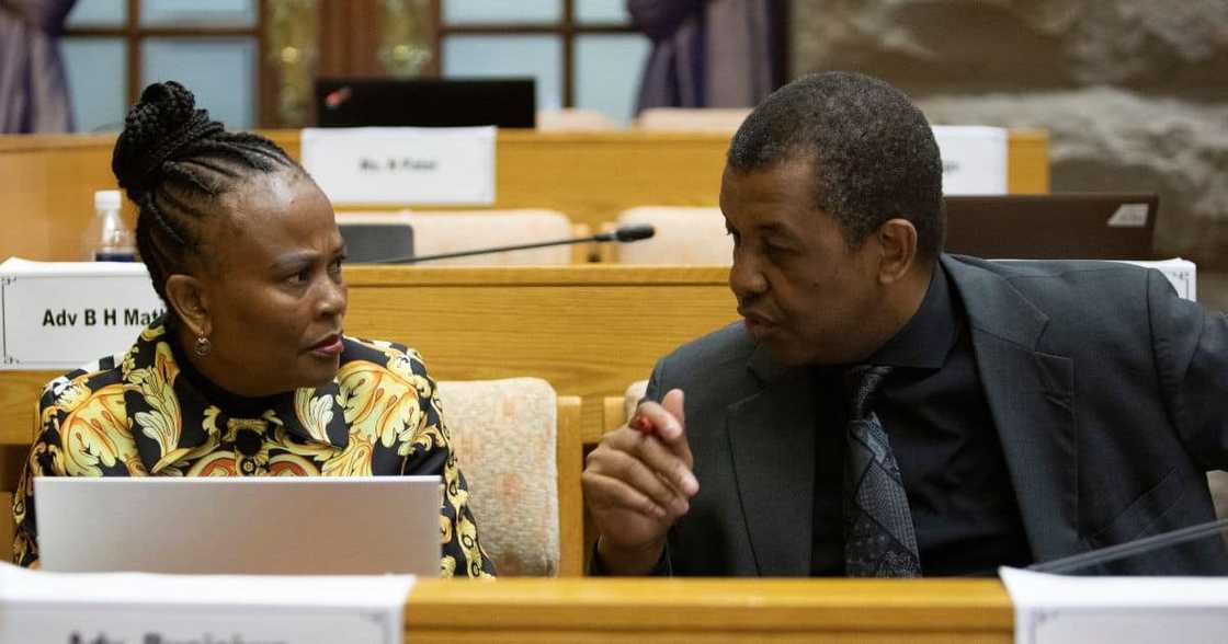 Suspended Public Protector Busisiwe Mkhwebane & Advocate Dali Mpofu Suspended Public Protector Busisiwe Mkhwebane & Advocate Dali Mpofu