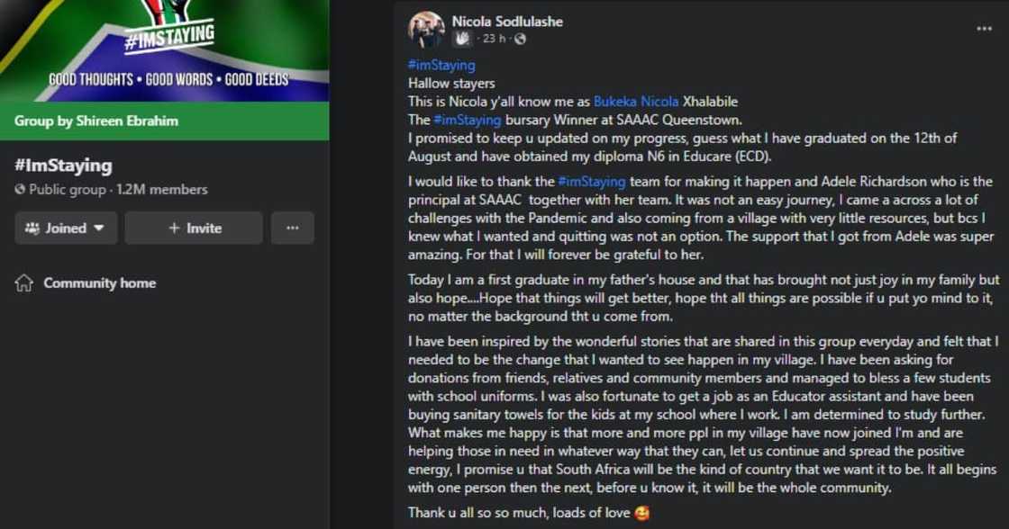 Bukela Nicola Xhalabile graduations and bags a new job. Bukela Nicola Xhalabile graduations and bags a new job.