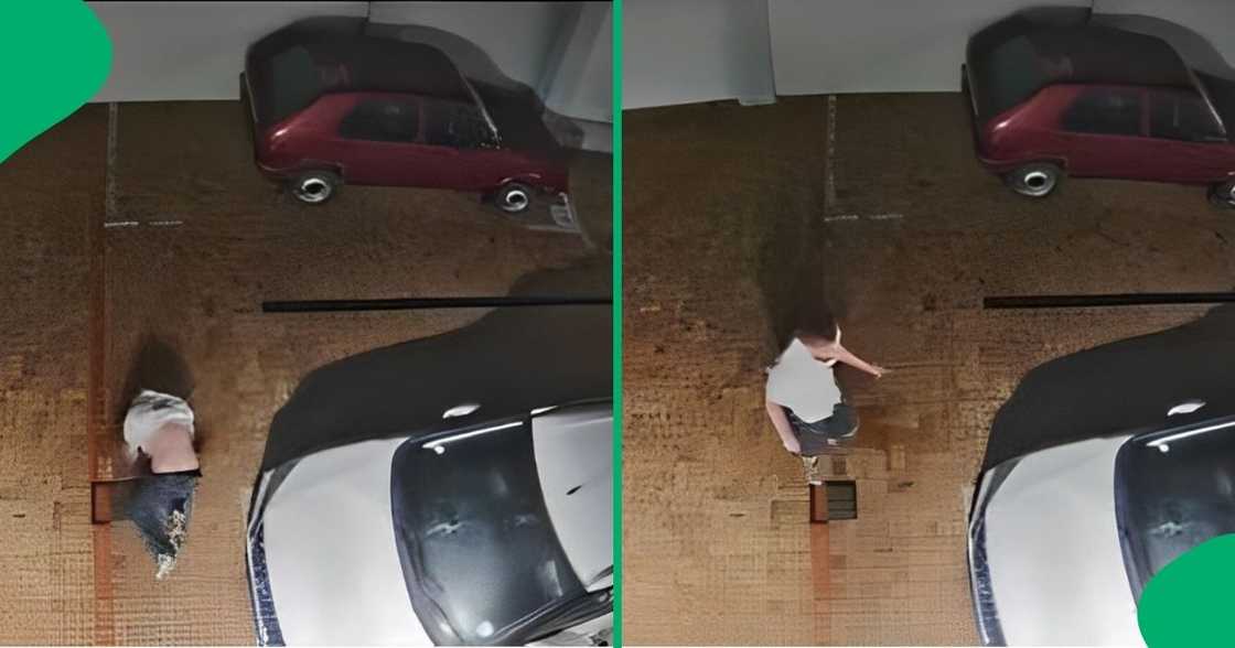 A Stellenbosch man falls from a two-storey building. A Stellenbosch man falls from a two-storey building.