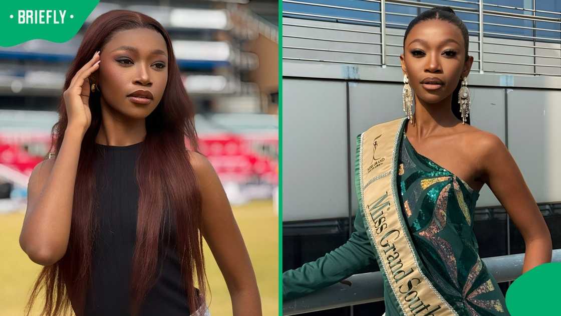 Boitshepo Lamola, South Africa's Miss Grand. Boitshepo Lamola, South Africa's Miss Grand.
