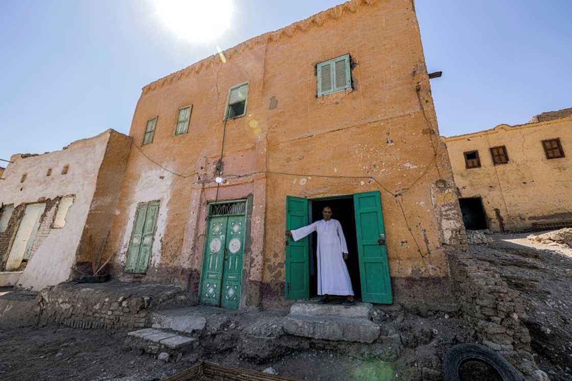 Ragab Tolba, one of the last people left living in Qurna after the village was all but razed