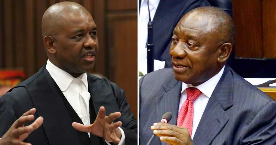 Advocate Dali Mpofu_President Cyril Ramaphosa Advocate Dali Mpofu_President Cyril Ramaphosa