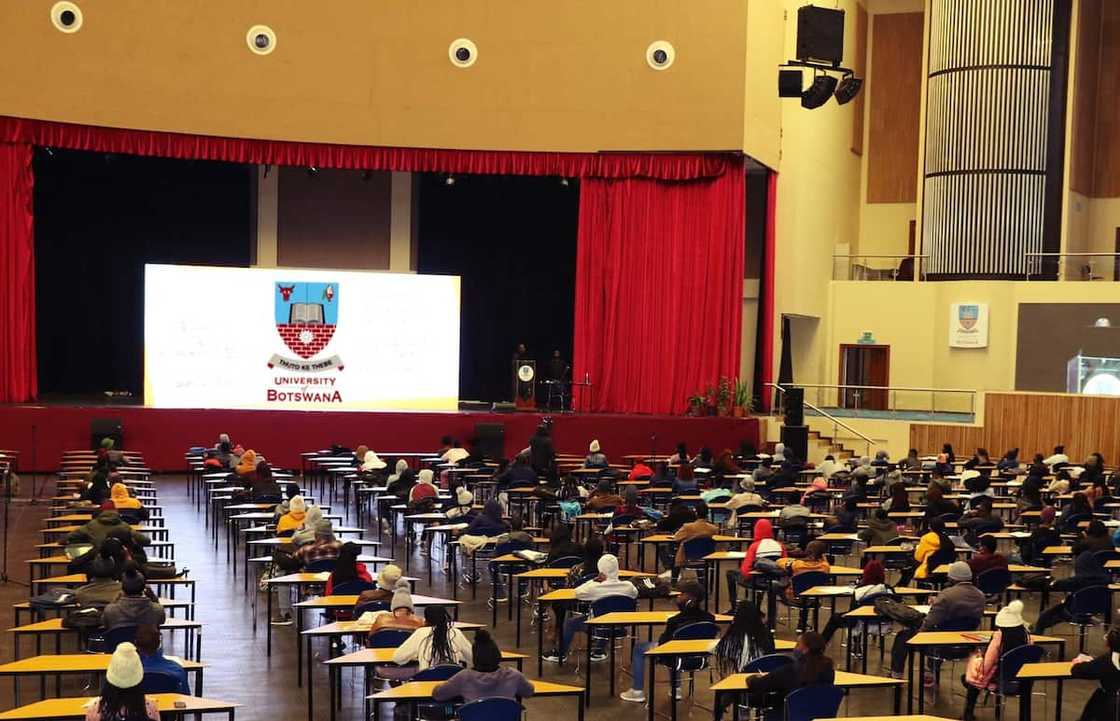 University of Botswana exam hall University of Botswana exam hall