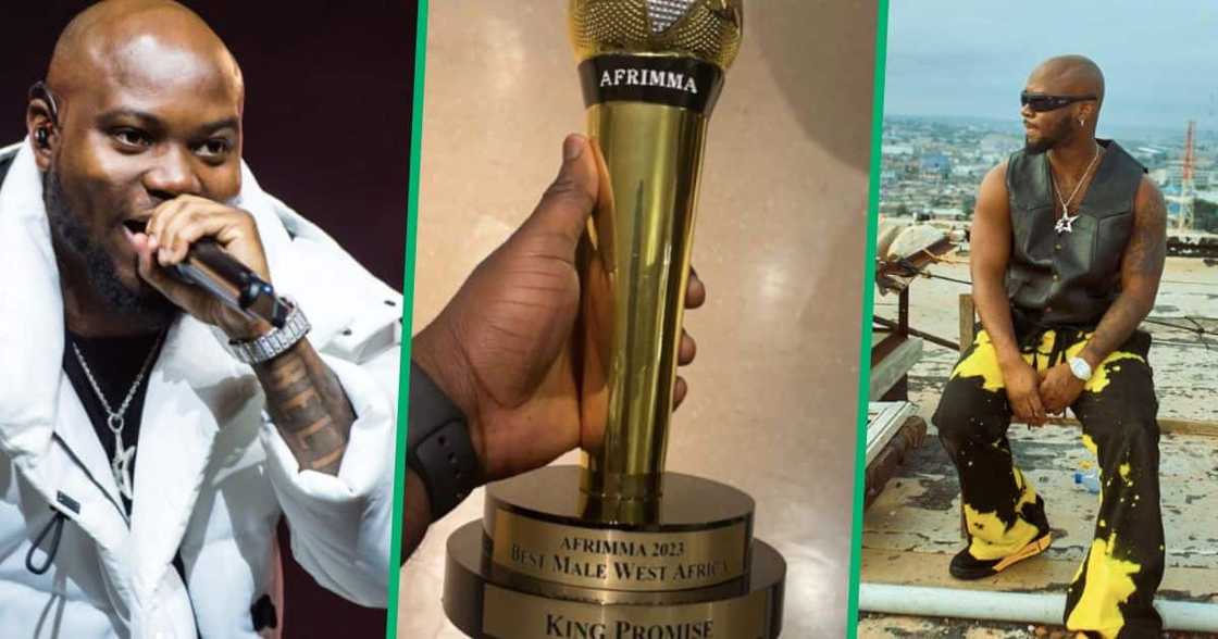 King Promise at the 2023 AFRIMMAs King Promise at the 2023 AFRIMMAs