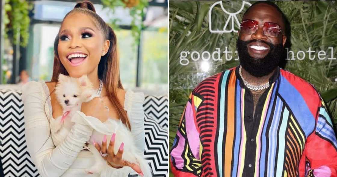Khanya Mkangisa, Rick Ross, Two Million Followers, Instagram, Shout Out Khanya Mkangisa, Rick Ross, Two Million Followers, Instagram, Shout Out