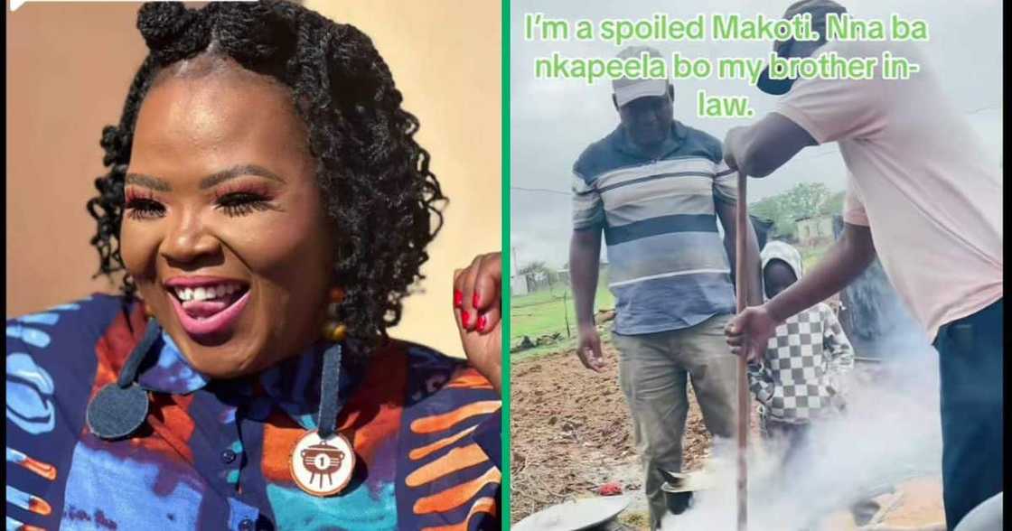 Woman spoiled by in-laws with a cooking session Woman spoiled by in-laws with a cooking session