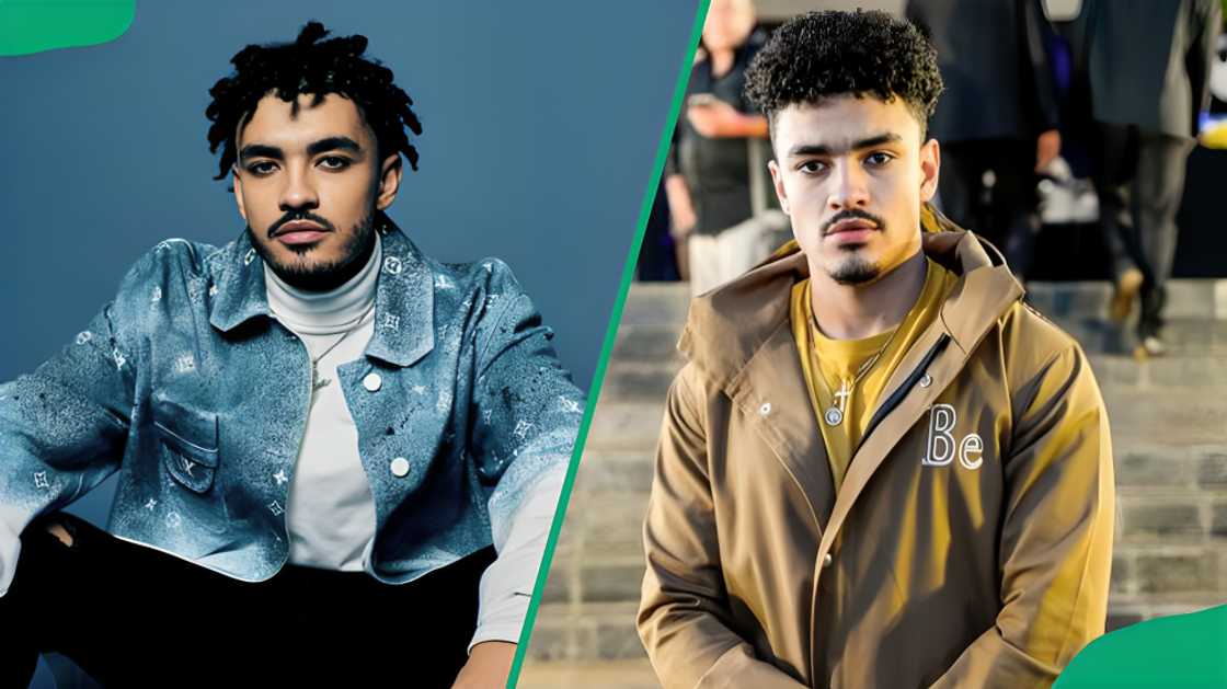 Shane Eagle posing for photos in different locations Shane Eagle posing for photos in different locations
