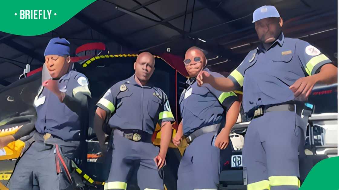 Firefighters swap hoses for dance moves in viral Mopepe challenge Firefighters swap hoses for dance moves in viral Mopepe challenge