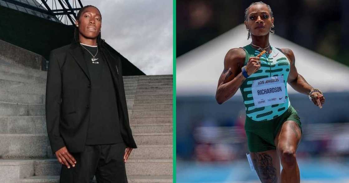 Caster Semenya and Sha'Carri Richardson Caster Semenya and Sha'Carri Richardson