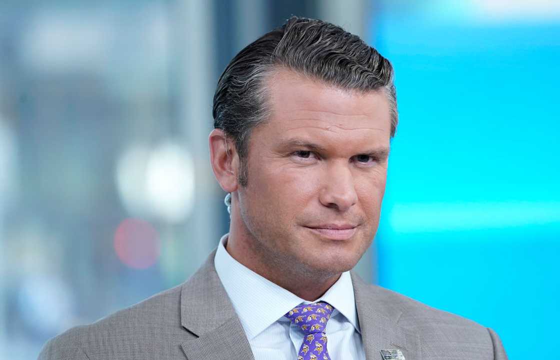 Pete Hegseth interviews entrepreneur and venture capitalist Peter Thiel in 2019 Pete Hegseth interviews entrepreneur and venture capitalist Peter Thiel in 2019