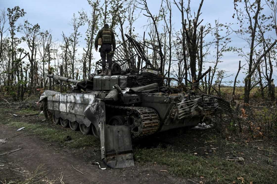 Russian troops left military equipment and ammunitions behind as they fled Russian troops left military equipment and ammunitions behind as they fled