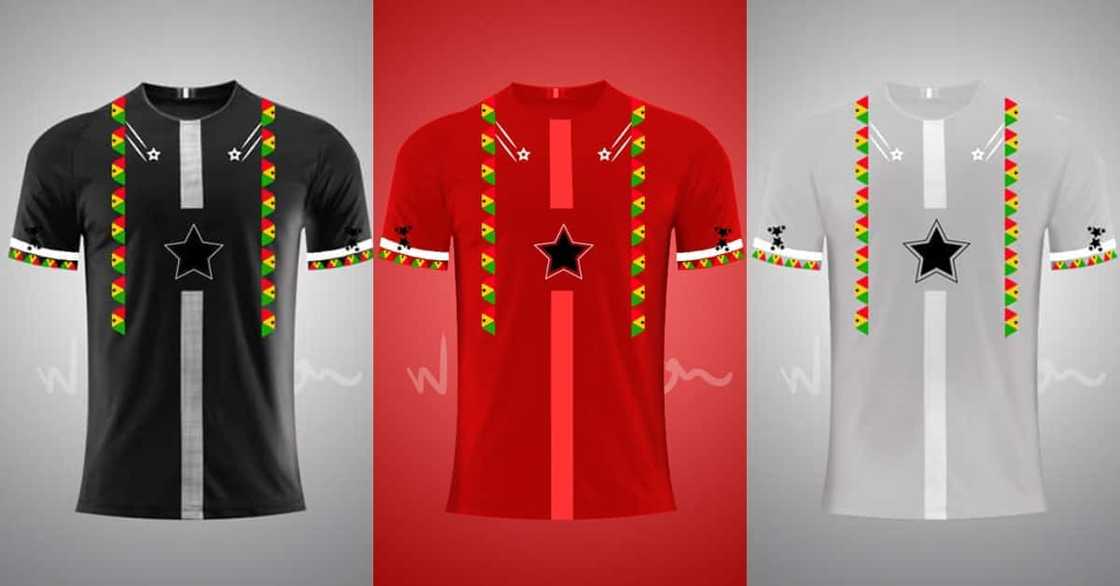 Ghanaian designer creates beautiful Black Stars jerseys ahead of AFCON & World Cup Ghanaian designer creates beautiful Black Stars jerseys ahead of AFCON & World Cup