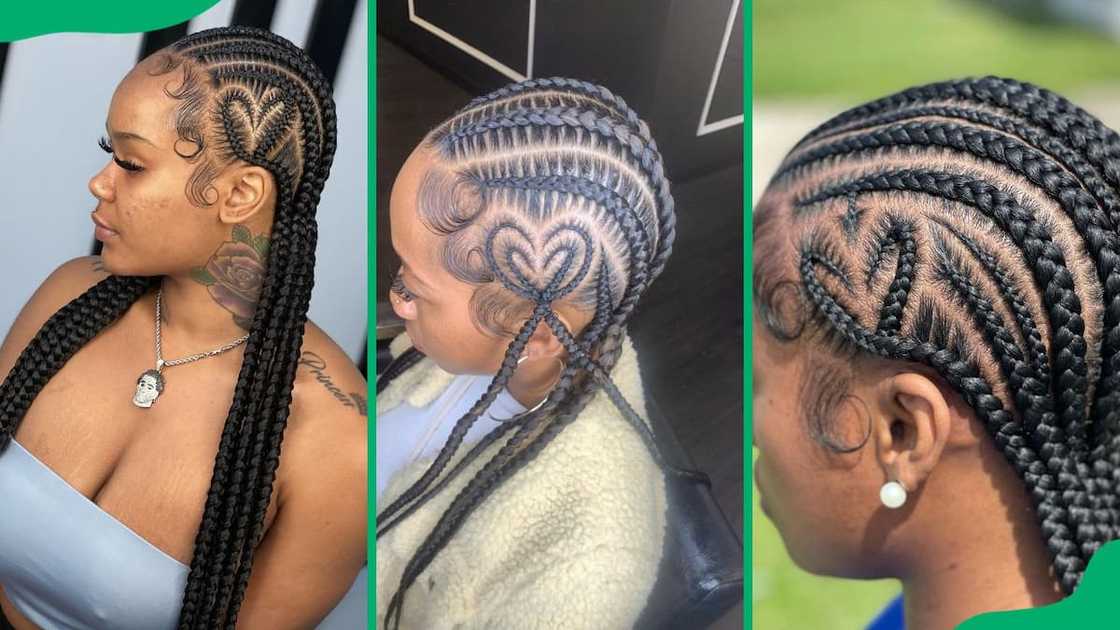 Stitch braids with curly ends Stitch braids with curly ends