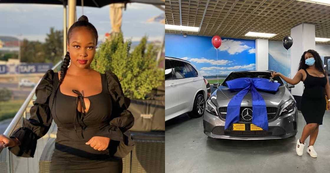 Mzansi Lady Flexes Birthday Gift From Mom, a Stunning Mercedes Benz Mzansi Lady Flexes Birthday Gift From Mom, a Stunning Mercedes Benz