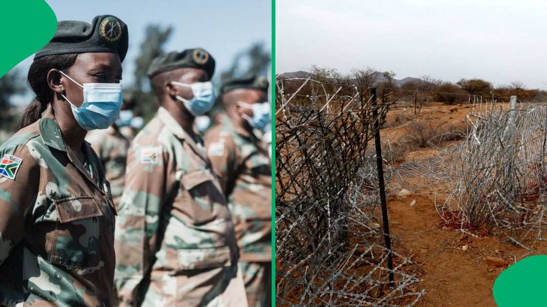 The SANDF is battling with a porous Zimbabwe-South Africa border fence The SANDF is battling with a porous Zimbabwe-South Africa border fence